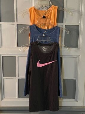 3 Nike Dri-Fit Tank Tops